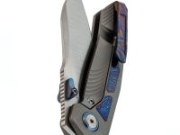 Складной нож Remette Kestrel, сталь S35VN, рукоять титан/Timascus