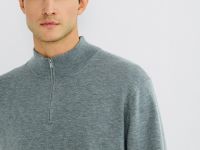 Джемпер из пряжи с шерстью, Серый