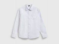 Рубашка из хлопка для мальчиков, Белый