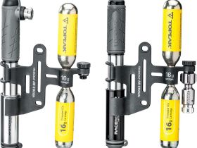 Держатель Topeak Tri-BackUp для головки CO2, картриджей, компактного насоса TBU-AST (черный)