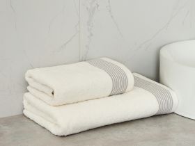 Полотенце махровое Galio, серое