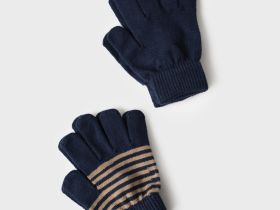 Перчатки трикотажные для мальчиков, 2 пары в комплекте