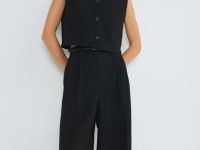 Укороченный жилет, Черный