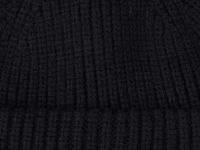 Шапка-бини с отворотом, Черный