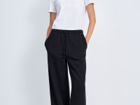 Спортивные брюки широкого кроя с завязками