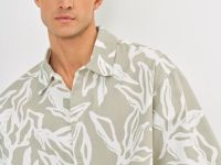 Рубашка с коротким рукавом, Бежевый