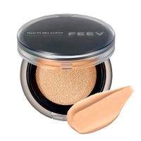 Тональный кушон с полуматовым финишем FEEV Hyper-Fit Silky Cushion SPF40 PA++ 02 Nude Fit