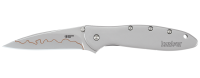 Складной нож Kershaw Leek, сталь D2 / 14C28N, рукоять нержавеющая сталь