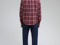 Рубашка из хлопковой фланели в клетку