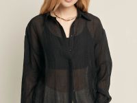 Блузка свободного силуэта