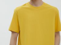 Базовая футболка из хлопка прямого силуэта