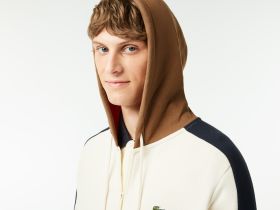Мужское худи Lacoste с флисом