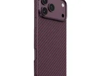 Чехол-накладка Keephone Diago Aramid MagSafe для Apple iPhone 17 Pro/18 Pro кевлар (бордовый)