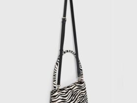 Сумка из натуральной кожи с ворсом, Мультицвет