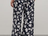 Брюки с принтом из хлопка