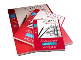 Блокнот-склейка для графики Fabriano "Accademia sketching" А4 50 л 120 г