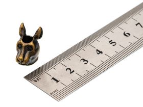 Бусина для темляка "Кенгуру", латунь