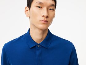 Мужское поло Lacoste PARIS стандартного кроя