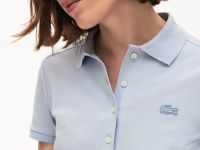 Женское поло Lacoste Slim Fit из эластичного хлопка