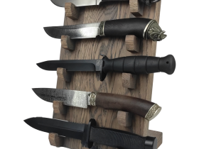 Подставка для коллекции из 5-ти ножей Woodinhome HKS0205OG, дуб