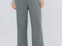 Широкие брюки с лампасами, Серый