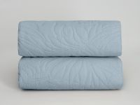 Покрывало Листочки/Fogliare, голубое