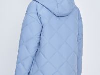 Утепленная куртка свободного силуэта