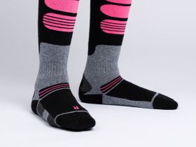 Термоноски трикотажные для девочек (высокие махровые)