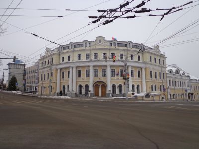 Здание, где в Управлении Ряжско-Вяземской железной дороги работал писатель-демократ Успенский Г.И., 1875 г.