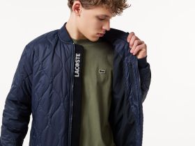 Мужская стёганая куртка Lacoste