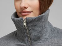 Утепленная куртка с воротником-стойкой