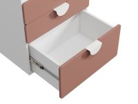 Стеллаж детский Милна 1-60x127 Розовый