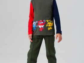 Брюки трикотажные для мальчиков