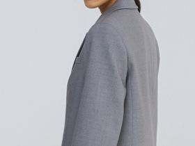 Однобортный жакет, Серый