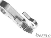 Держатель заднего переключателя "петух" Meta №47 фрезерованный (серебристый)