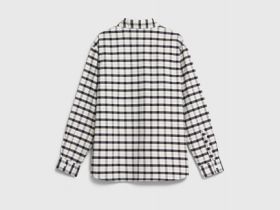 Рубашка в клетку для мальчиков, Бежевый