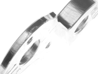 Держатель заднего переключателя &quot;петух&quot; Meta №145 фрезерованный (серебристый)