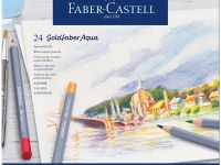 Набор карандашей акварельных Faber-castell "Goldfaber Aqua" 24 цв, в металлической коробке