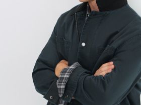 Куртка с накладными карманами, Зеленый