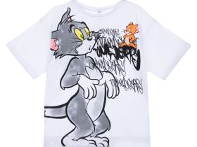 Фуфайка трикотажная для девочек (футболка)