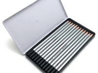 Набор чернографитных карандашей Acmeliae 12 твердостей (2H,H,F,HB,B,2B,3B,4B,5B,6B,7B,8B) в металле