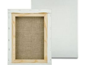 Холст на подрамнике грунтованный "Художник" крупнозернистый 25x30 см (лён 100%)