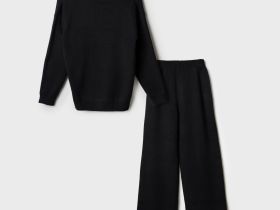 Комплект трикотажный для девочек: брюки, кардиган