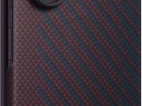 Чехол Samsung Carbon Magnet Case Galaxy Z Fold8 Ultra тёмно-бордовый