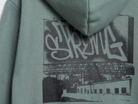 Худи с принтом для мальчиков, Голубой