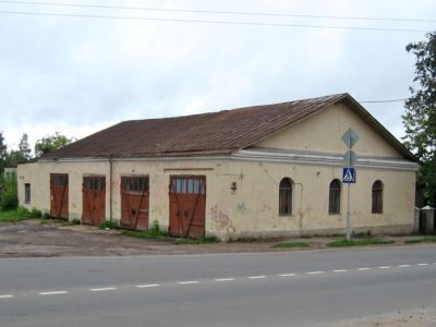 Дом, где в 1918 г. проходил первый уездный съезд Советов