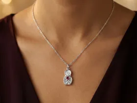 Подвеска из серебра с гранатом э0606пд11250369