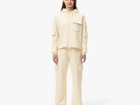 Женский хлопковый свитшот Lacoste