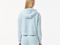 Женская короткая толстовка Lacoste с капюшоном