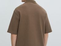 Поло свободного силуэта, Серый